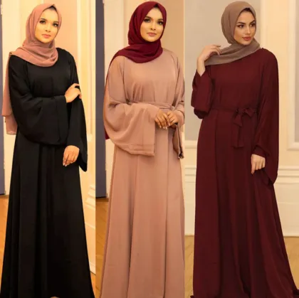 2022 New Muslim Abaya Dresses & Modest Islamic Women's Clothing