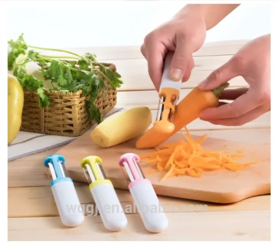 Plastic Peeler 2 Sides Blade Switch Colorful Slicer for Fruits Vegetables Chopper Tools
