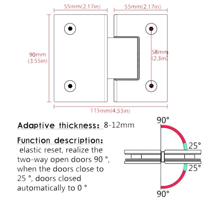 180 Degree Clip Home Easy Install Glass Clamp Door Cabinet Showcase Clip Glass Shower Cupboard Furniture Hinge Replacement Parts
