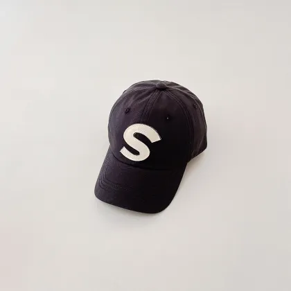 Spring and Summer Sunshade S Letter Children's Baseball Cap