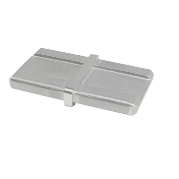 Square/rectangular glass stair handrail in factory room
