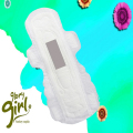 Katun Organik Bernapas Abu-abu Chip Sanitary Pads