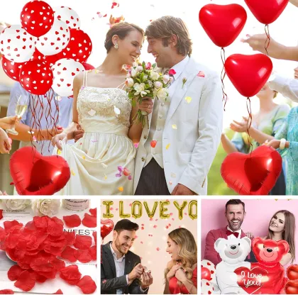 I Love You Banner Love Balloon