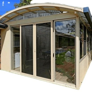 Premium Sunroom Cafe: vorgefertigter Wintergarten mit 3,0 mm Low-E-Laminat-Glas-Terrasse Gehäuse