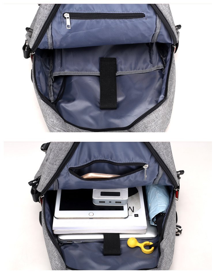 Backpack with USB Charging Port