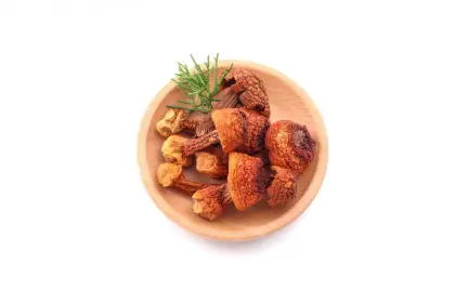 Dried agaricus blazei murill