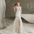 White Vestidos de Novia Tappedasdasd Mermaid Wedding Sleek Wedding Dres2S5