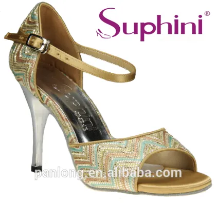Micro Fabric Elegant Colorful Tango Flamenco Dance Shoes