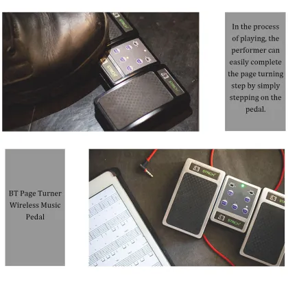 BT Page Turner Wireless Sheet Music Page Turn Pedal
