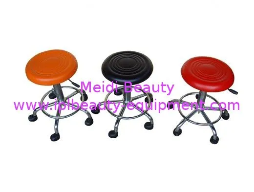Adjustable Black Or Red Leather Swivel Chair Salon Spa Equipment