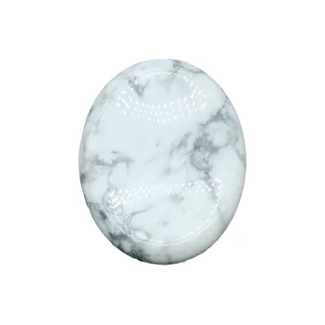 Howlite Thumb Worry Stone Anxiety Healing Crystal Therapy Relief
