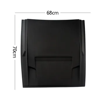 Sportero 2016 ABS Bonnet Hood Scoop Black for L200 MQ Triton Accessories