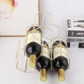 Nordic Style Tabletop 6 Bottles Metal Wine Rack