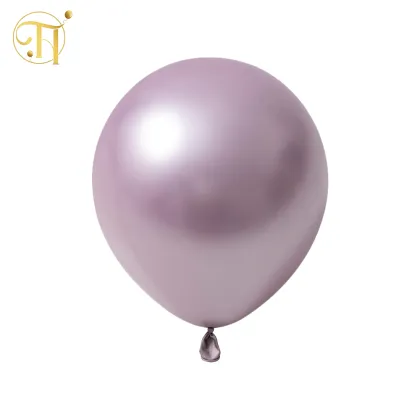 Chrome Pink Balloons Metallic pink balloons