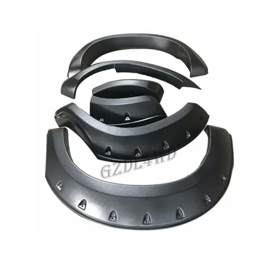 6pcs Textured Pocket Fender Flares For Hilux Vigo Champ 2012-2014