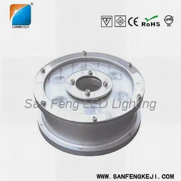 Waterproof IP68 6W LED ingRound Lights Underwater Lights