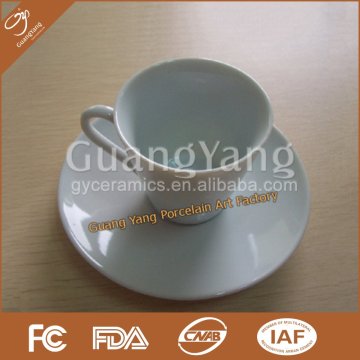 80cc porcelain & ceramic & china coffee cup and saucer set Item No.GY-VS
