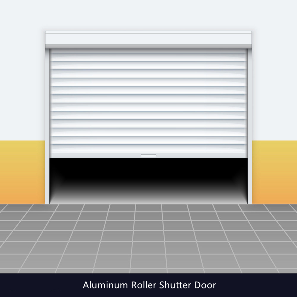 Automatisch isoliertes Aluminiumrolltür