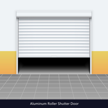 Automatic insulated aluminum roll up door