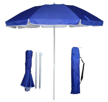Colorful Tropical Beach Umbrella: Designer Folding Sun Shade with Manual Sliding and Hanging Features, Made from Plastic and Wood