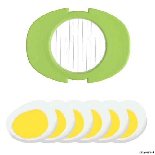 Egg slicer set with 3 cutters with slicer stand