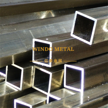20mm x 20mm brass square tube with metal drawing finish