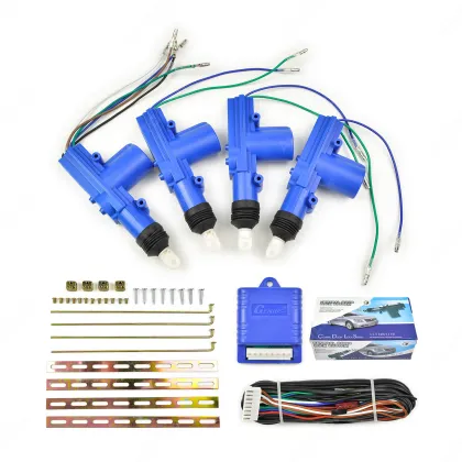1 Master 3 Slaves 4 Doors 12V Car Central Locking System - Blue