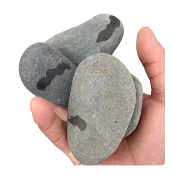 Hot Selling Washed Cobblestones: Black Rock River Stone Cobbles and Pebbles for Outdoor Gardening and Landscaping