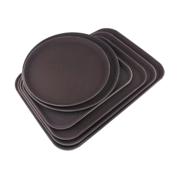 Placa de bocadillo de control de temperatura plástica anti-deslizamiento cuadrada: su compañero de comida confiable