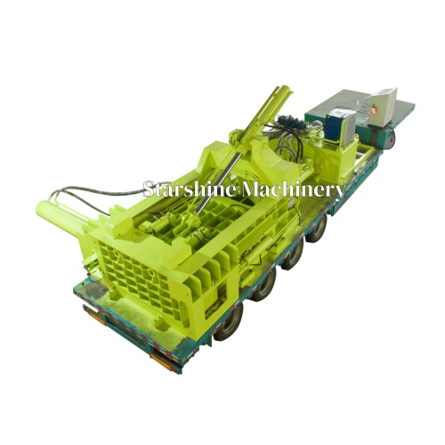 Pressa per balle mobili per rottami metallici