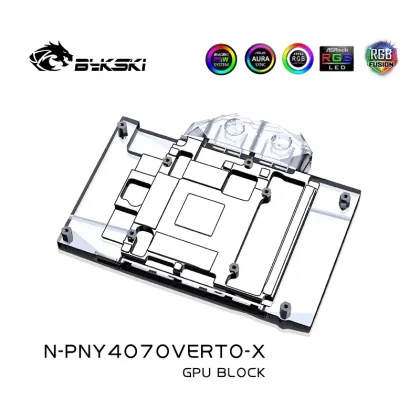 Bykski N-PNY4070VERTO-X 4070 Water Cooler for PNY RTX4070 GPU