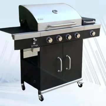 Cheaper 4 Burner Outdoor Gas BBQ Grill with CE for Europe