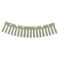 Segmented stator lamination for large generators