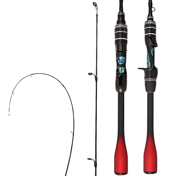 1.68m a 1.98m 2 Sección Trucha de graves giratoria de carbono Codas de pesca Ultra Light por fabricante