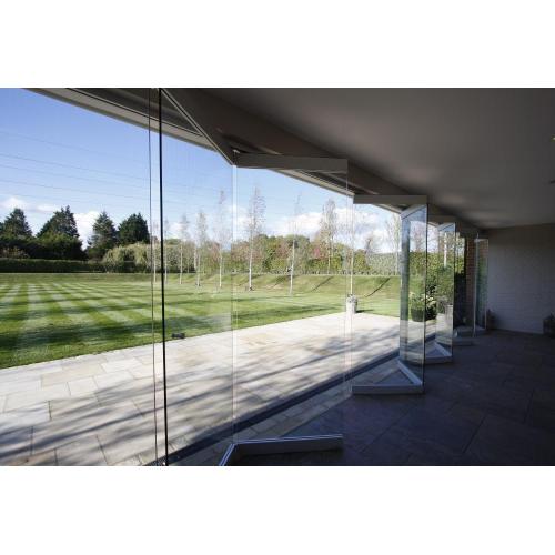 Frameless Sliding Folding Glass Door Bifold Windows