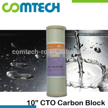 Activated Carbon Block 10 Inch Filter Cartridge CTO for Water Filter