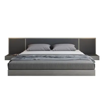 Nordic bed tatami master bed 1.8m double board