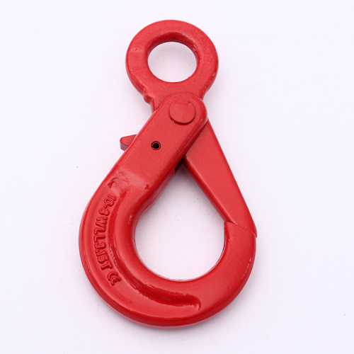 China G80 Safety Forged Eye Self Locking Hook Manufactory