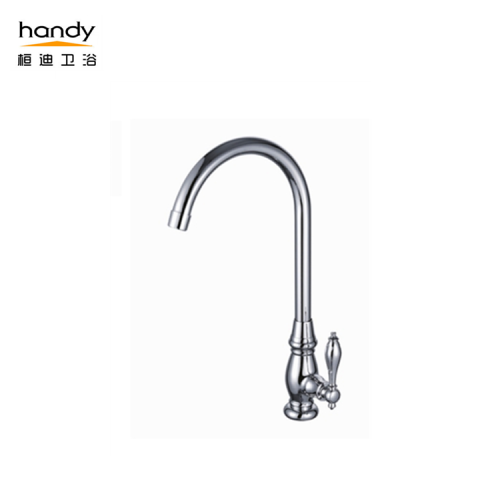 Classic Style Brass Kitchen Rotatable single Cold Taps