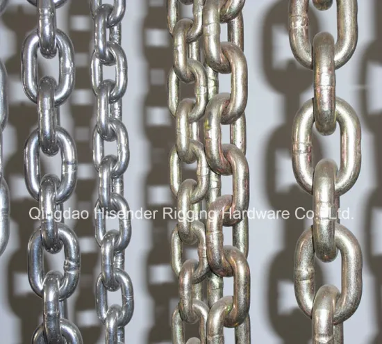 E. Galvanized Medium Link Chain, Short Link Chain, Long Link Chain