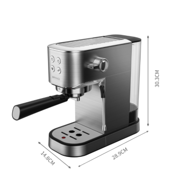 Commercial Espresso Coffee Machine With Milk Frother