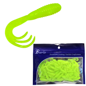 Soft Bait Elf Tail Trident Fishing Lures - 4cm/5cm/6.5cm Silicone Wobblers for Fishing Tackle