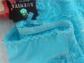 Cina grosir langit biru panty pertengahan pinggang pembentuk seksi penjualan panas renda pakaian bunga 2537