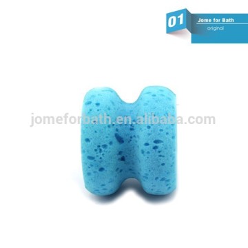 Natural mesh exfoliating bath sponge