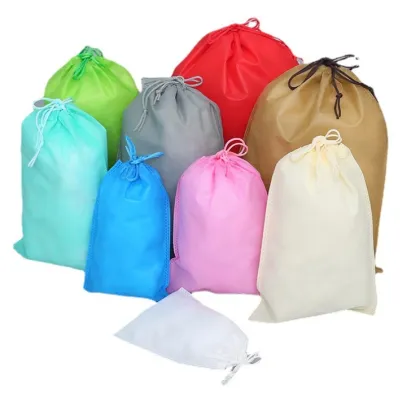 Recycled Drawstring Shoe Bags - Eco-Friendly RPET Material