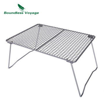 Boundless Voyage Foldable Camping Grill: Mini BBQ for Outdoor Adventures