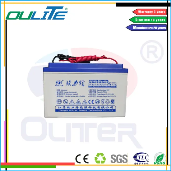 Oliter excellent discharging 70ah 12v lead acid deep cycle battery