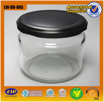 Clear Glass Food Storage Jar