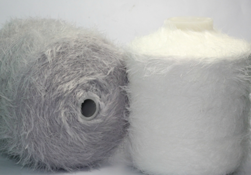 fancy knitting feather yarn