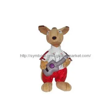 Plush Kangaroo Toy Guitar Kangaroo